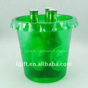 Plastic Ice Bucket with cover shape