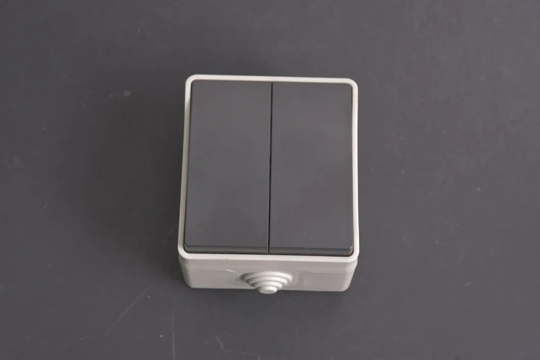 Выключатель дверного звонка Кнопка наружного вызова Серый