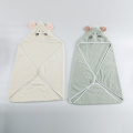 Lovely Ultra Soft Microfiber Hooded Baby Bathrobe Towel