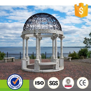 Outdoor wrought iron gazebo top dome for pavilion