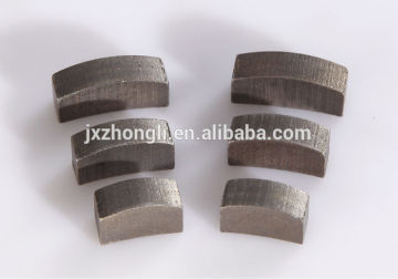 factory directly 2000mm diamond segments for circular blade for 350mm-3500mm saw blade