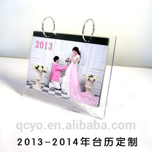 2014 calendar high quality elegant desk calendar display