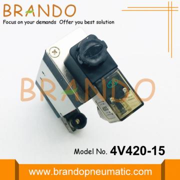 Çift Bobinli Pnömatik Solenoid Valf 4V420-15