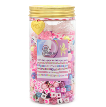 DIY Pink Beads Jar Ideas and Crafts