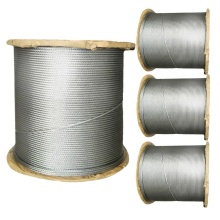 7X7 galvanized steel wire rope with dia 3mm