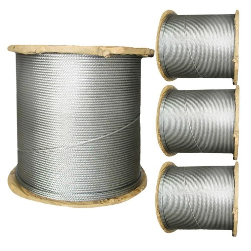 7x7 corda in filo in acciaio zincato con dia 3 mm