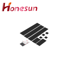 Flexible Magnet Squares with Adhesive - Each 20X20X2mm