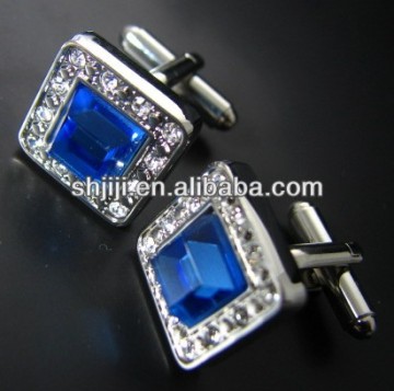 Garment Accessories Swank Royal Blue Crystal Cufflinks