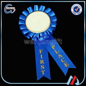 round ribbon rosette badge