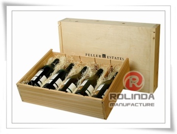 Slide Lid Wine Box