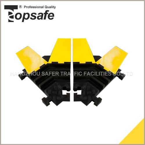 Quality-Assured Right Corner Rubber road cable protector