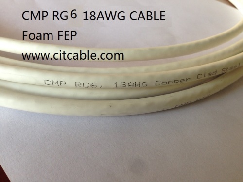 Foam FEP Rg 11 Cable for CMP Plenum Coax Cable