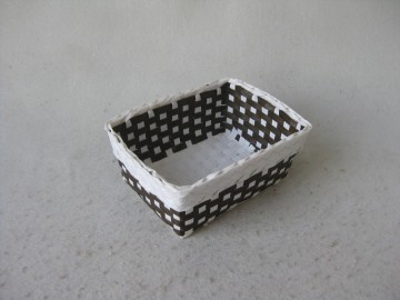 High Quality Handmade Paper Straw Storage Box