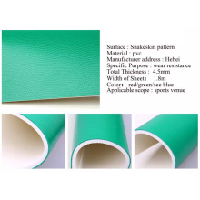 Professionelles Badminton/Tischtennis/Volleyball/Futsal Vinyl PVC Sports Flooring Matte