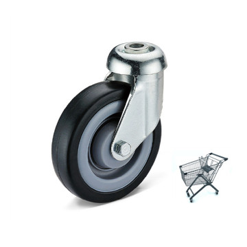 Shopping Cart Wheels Swivel Rubber Caster