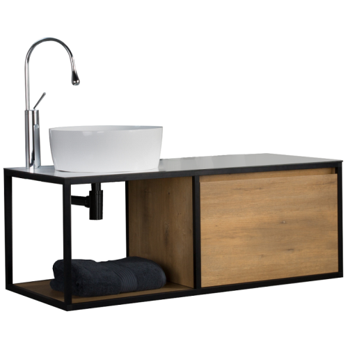 Gabinete de baño de tablero de fibra de densidad media