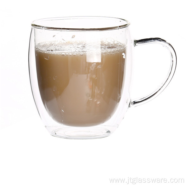 Double Wall Clear Coffee Glass Cup