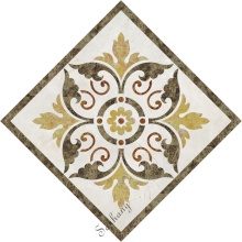 Beautiful Home Inlay marble floor waterjet medallion