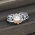 Fesyen wanita Design Freshwater Pearl Ring