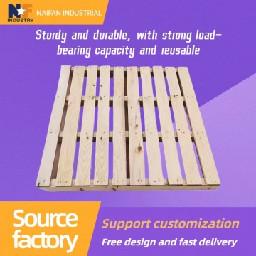 Durable Solid Wood Pallet for Warehouse Stacking
