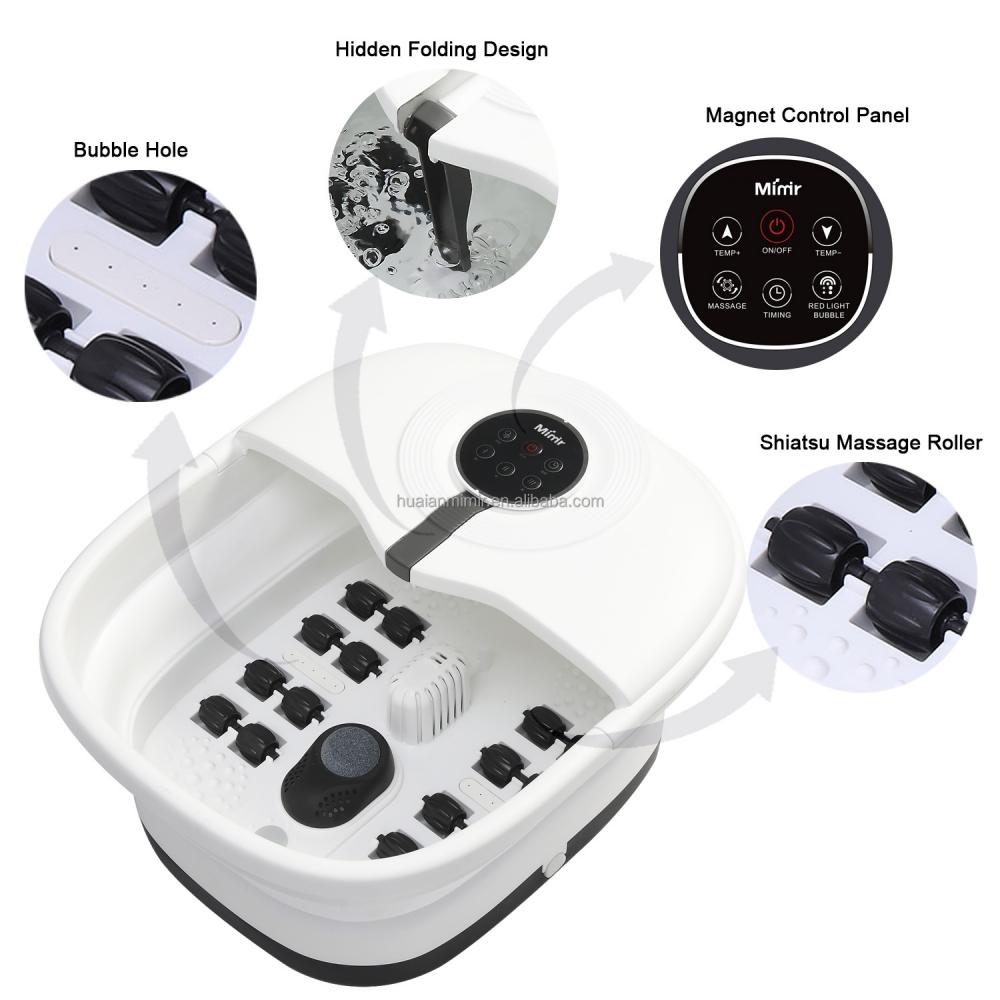 collapsible foot bath massager