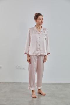 SANGSHANG light pink silk sleeping wear