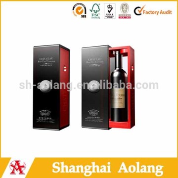 Single Bottle Cheap Wine Boxes for Sale, Drawer Style Wine Box Packaging