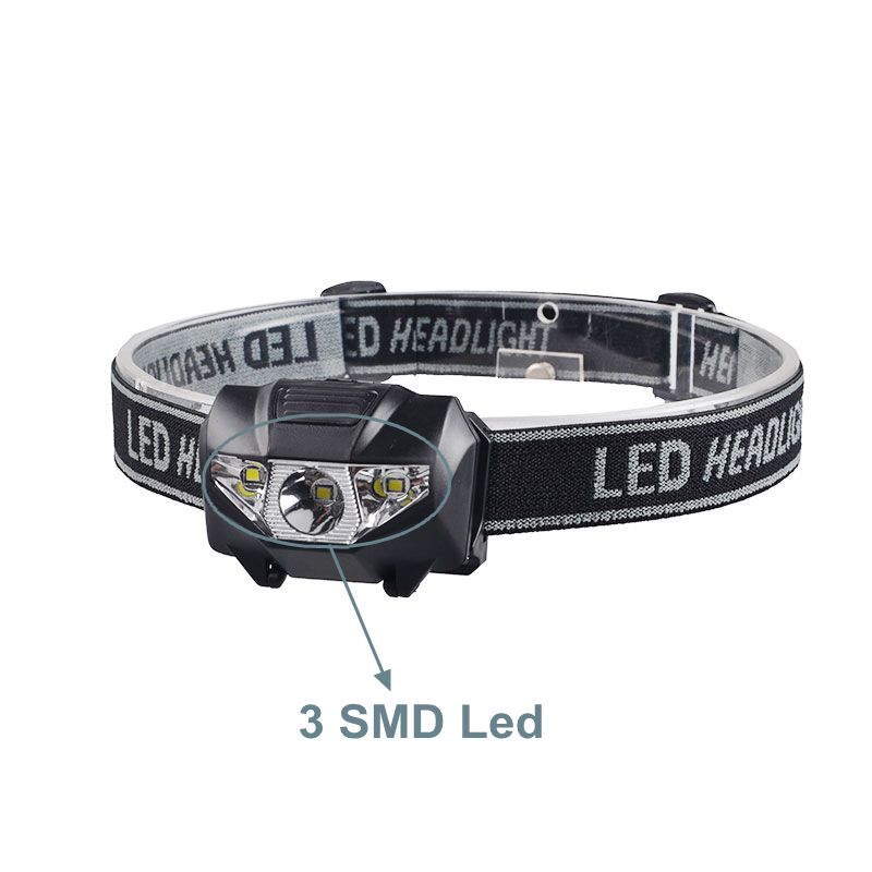 ABS Led Head Light Headlamp Adjustable Camping Led Headlamp