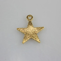 Alloy Oiled Five-point Star Charms DIY Art Decor Artificial Ornament Accessoires Earring Pendants Jewellery Ornament