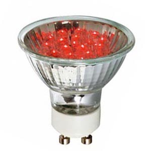 GU10 color LED spot lamp