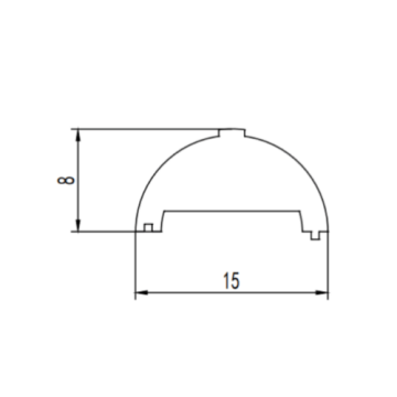 custom Robot part aluminum profile extrusion mold