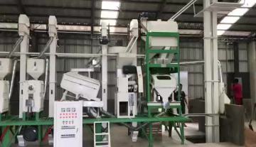 50TPD Integrated Complete Rice Mill Unit Rice Machine