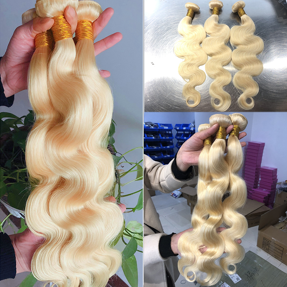 Factory Outlet Cheap Braided 613 Blonde Straight Human Hair Bundles Vendor Wholesale Raw 613 Honey Blonde Body Wave Virgin Hair