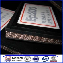 EP canvas patterned conveyor belt