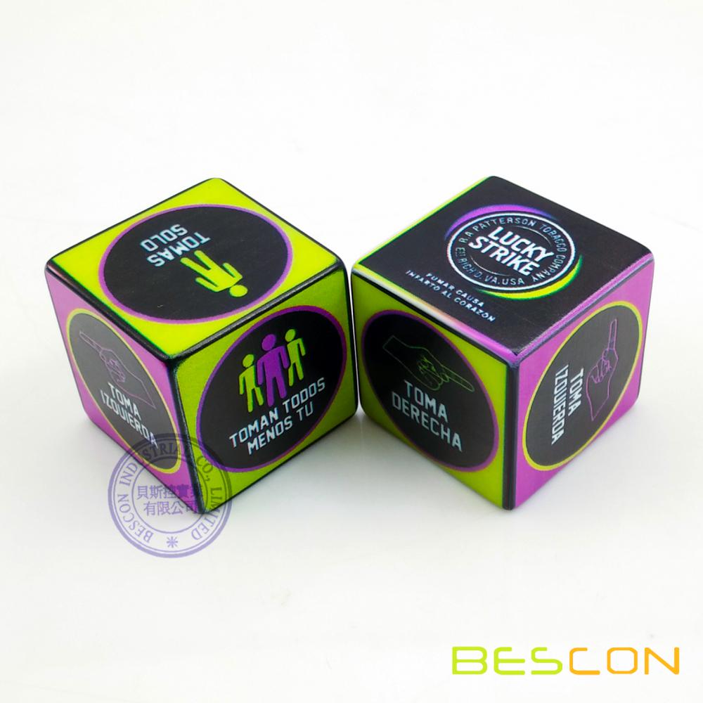 High Quality Custom CMYK Full Color Printing Dice