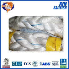 cheap price 8 strand braided rope , pp monofilament 8 strand rope , polypropylene danline braided marine ropes