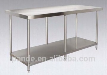 Commercial stainless steel heavy duty metal work tables