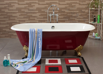 Cheap Portable Enamel Cast Iron Bathtub