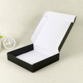 Custom Logo Matte Black Paper Corrugated Mailing Box