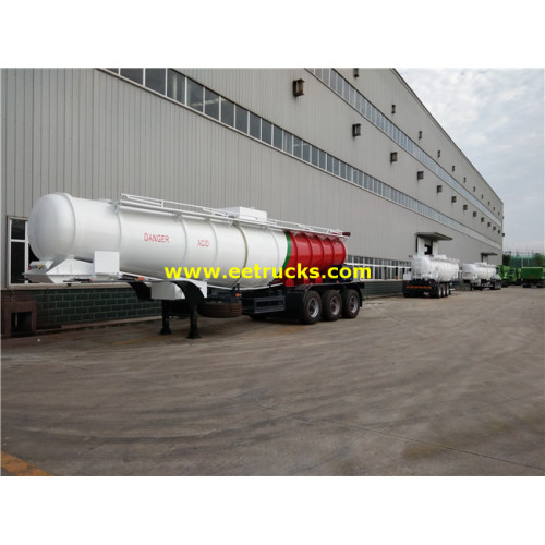 17cbm Tri-axle H2SO4 Giao hàng bán rơ moóc