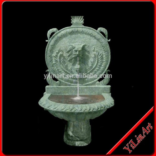 Stone Wall Fountain, Marble Water Wall Fountain, Stone Lion Wall Fountain