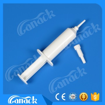 Disposable plastic syringe 10ml for cow mastitis feed Veterinary Instrument