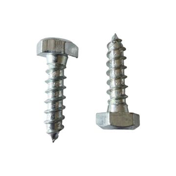 Grade 4.8 Galvanized DIN 571 Lag Bolts, Coach Screws, and Hex Lag Screws