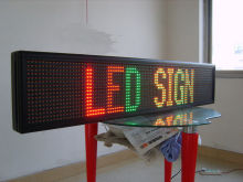 P16 Outdoor Led Scrolling Message Sign , Animation Electronic Information Board