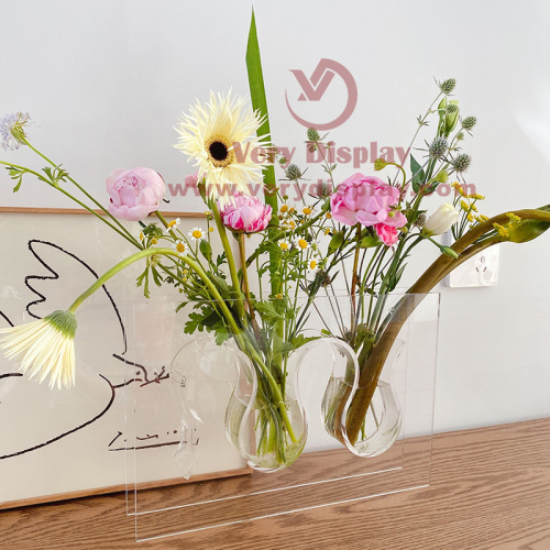Design de mode de vase à fleurs acrylique