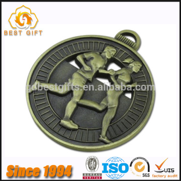 Bronze 3d custom logo sport medal sport medallion