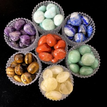 Natural Polished Amethyst Rose Quartz Healing Stones - 100g Bag