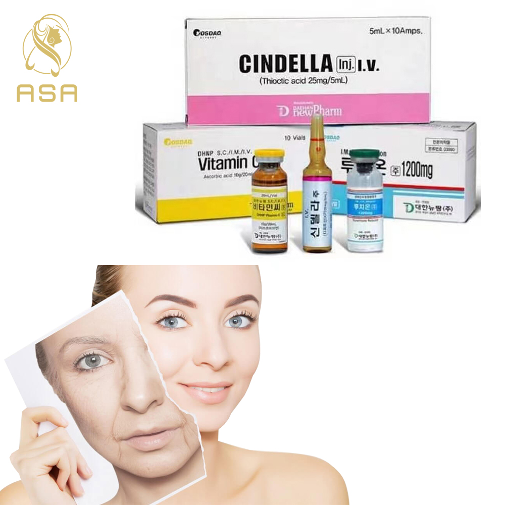 Cindella glutathione1200ml vitaminc whitening injection