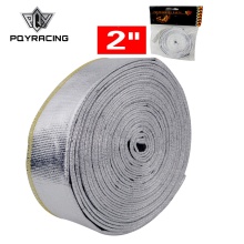 Aluminized Reflective Mylar Foil Heat Shield Fire Sleeve - 10m Roll (PQY1514A)