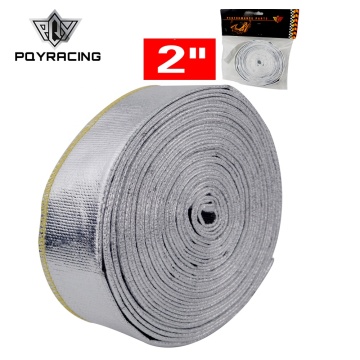 Aluminized Reflective Mylar Foil Heat Shield Fire Sleeve - 10m Roll (PQY1514A)